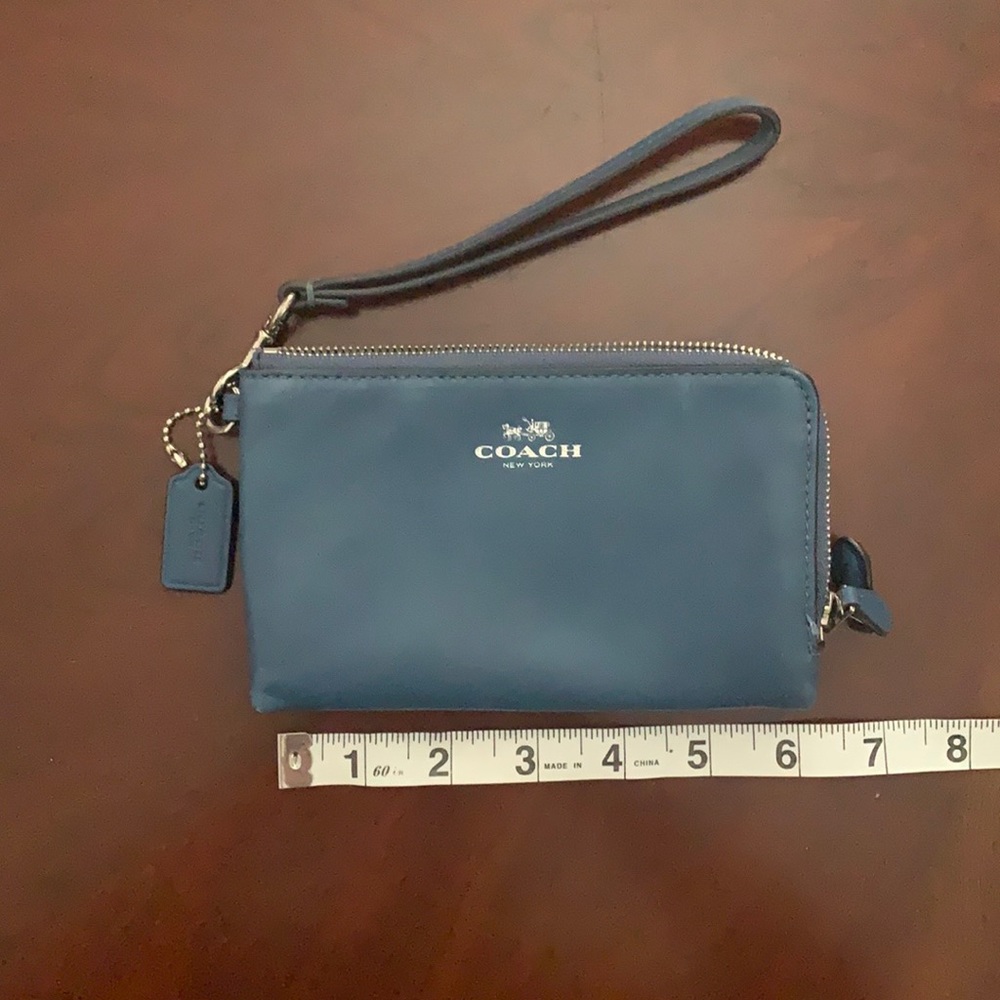 Coach Double Zip Wristlet